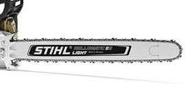 STIHL Schiene Rollomatic ES Light, 3/8", 1,6 mm, 63 cm FÜHRUNGSSCHIENE STIHL ROLLOMATIC ES LIGHT, 3/8", 1,6 MM: VERSCHLEISSARME LEICHTBAU-FÜHRUNGSSCHIENE