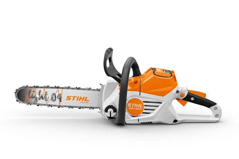 Akku-Kettensäge MSA 220 - AP-System STIHL MSA 220 C-B 40 CM Säge von links fotografiert
