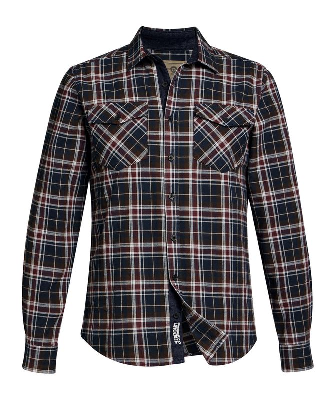 STIHL Hemd PLAID FLANNEL Blau/Rot Hemd PLAID FLANNEL Blau / Rot