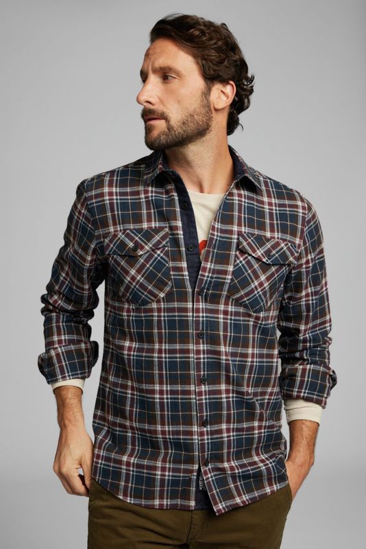 STIHL Hemd PLAID FLANNEL Blau/Rot Hemd PLAID FLANNEL Blau / Rot
