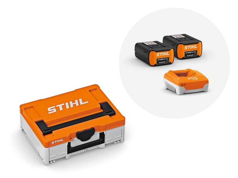 STIHL Power-Box 3, 2x AP 500 S + AL 501 Power-Box 3 mit 2x AP 500 S und AL 501