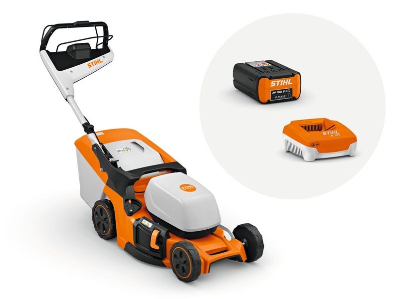 STIHL Akku-Rasenmäher RMA 448 PV Set AP 300 S + AL 301 STIHL RMA 448 PV Set AP 300 S + AL 301