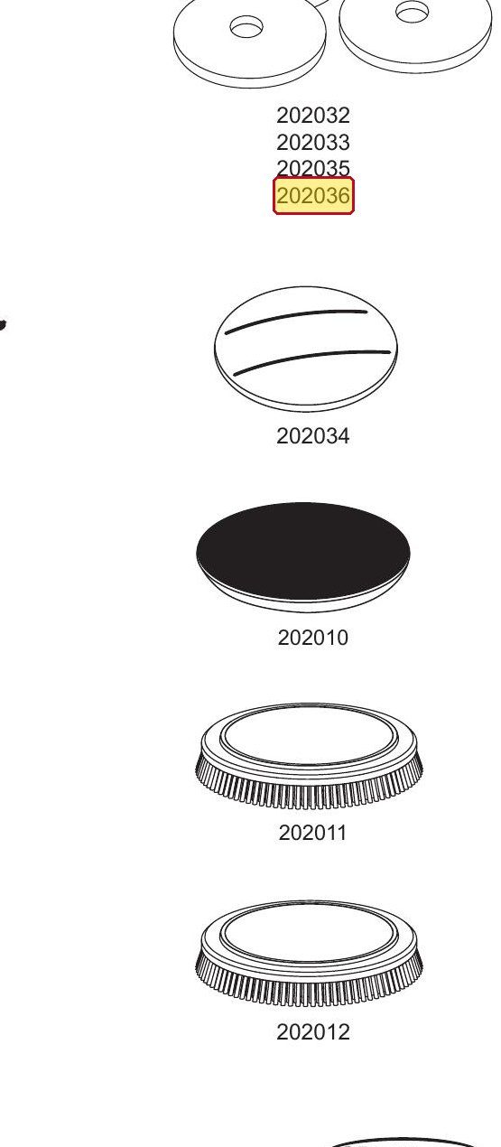 Ersatzteilzeichnung Sprintus EEM 13 R, Position 202036