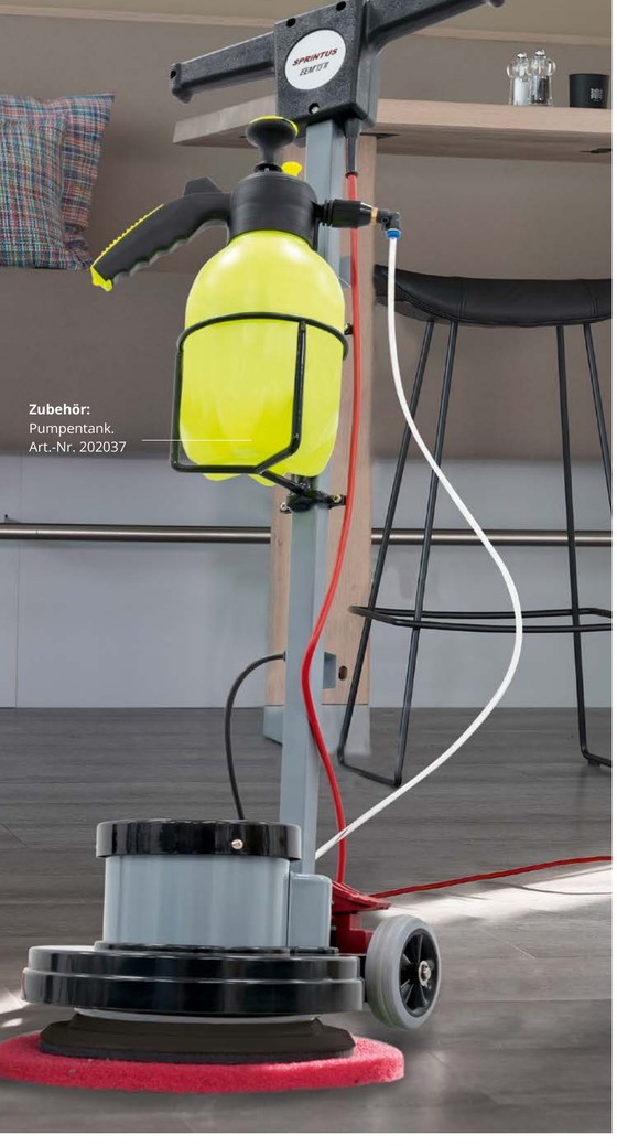 Sprintus EEM 13 R Exzenter-Einscheibenmaschine mit Pumpentank