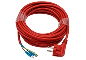 Netzkabel 7,5 m, signalrot
