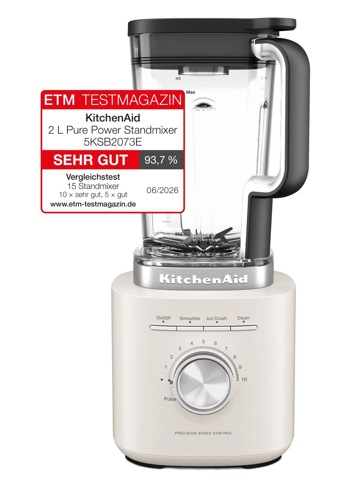KitchenAid Pure Power Standmixer 2,1 Liter-Porcelain White