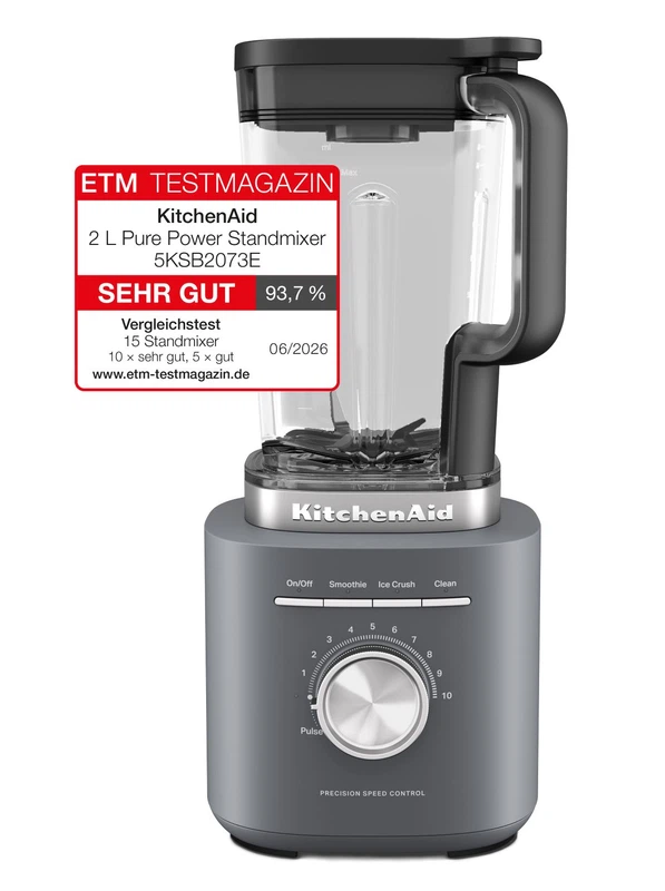 KitchenAid Pure Power Standmixer 2,1 Liter-Dunkelgrau
