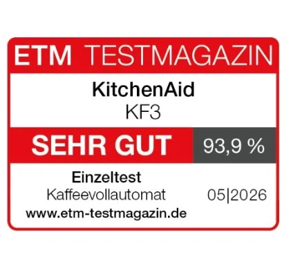 KitchenAid Kaffeevollautomat KF3 mit Iced Coffee-Funktion-Porcelain White