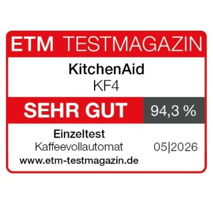 KitchenAid Kaffeevollautomat KF4 mit Iced Coffee-Funktion-Porcelain White