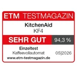 KitchenAid Kaffeevollautomat KF4 mit Iced Coffee-Funktion-Porcelain White