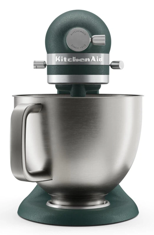 KitchenAid 4,8 L 5KSM50 Artisan Plus Küchenmaschine Allrounderset mit Gemüseschneider + Fleischwolf + Spritzgebäckvorsatz-Pebbled Palm