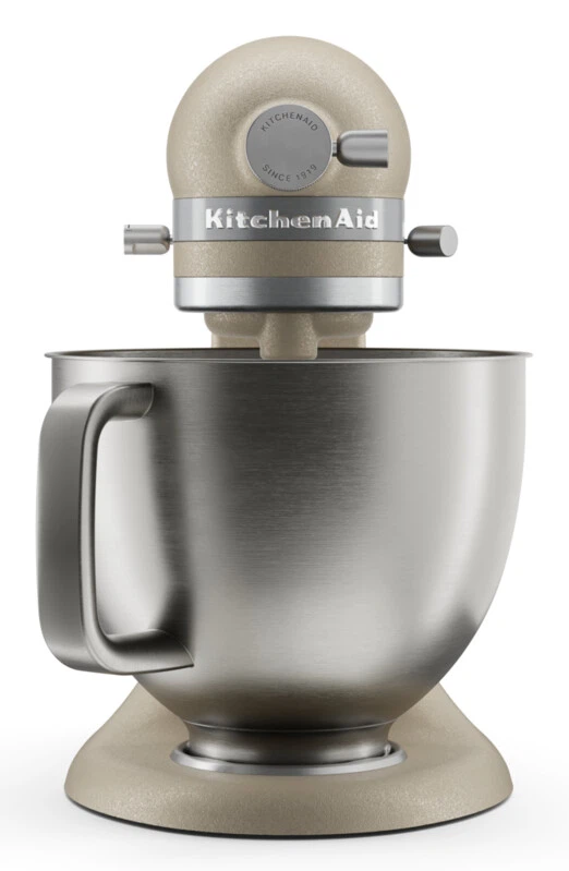 KitchenAid 4,8 L 5KSM50 Artisan Plus Küchenmaschine Allrounderset mit Gemüseschneider + Fleischwolf + Spritzgebäckvorsatz-Oat (Hafer)