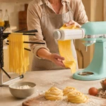 KitchenAid 3-in-1-Nudelvorsatz + GEFU Pastatrockner Diverso-Kunststoff