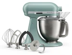 KitchenAid 4,7 L 5KSM50 Artisan Plus Küchenmaschine Breadlover mit Messerschmidt Getreidemühlenvorsatz + Brotbackschüssel-Mint Julep