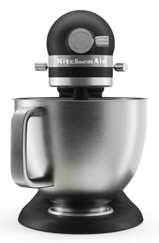 KitchenAid 4,7 L 5KSM50 Artisan Plus Küchenmaschine Pastalover mit 3-in-1 Nudelvorsatz-Gusseisen Schwarz