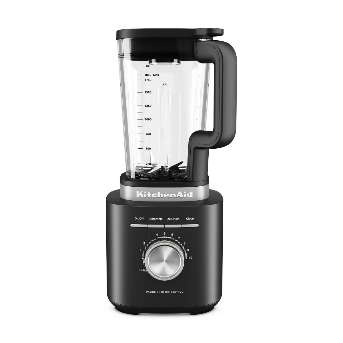 KitchenAid Pure Power Standmixer 1,85 L mit Glasbehälter-Matt Schwarz
