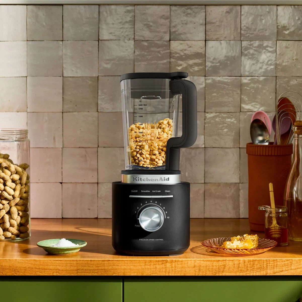 KitchenAid Pure Power Standmixer 1,85 L mit Glasbehälter-Matt Schwarz