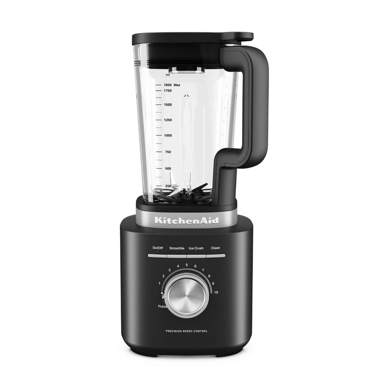 KitchenAid Pure Power Standmixer 1,85 L mit Glasbehälter-Matt Schwarz
