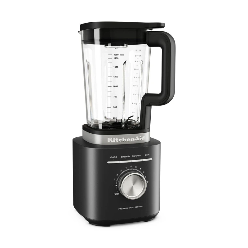 KitchenAid Pure Power Standmixer 1,85 L mit Glasbehälter-Matt Schwarz