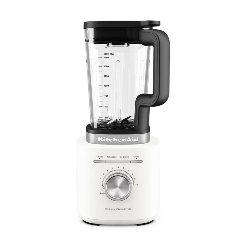 KitchenAid Pure Power Standmixer 1,85 L mit Glasbehälter-Porcelain White