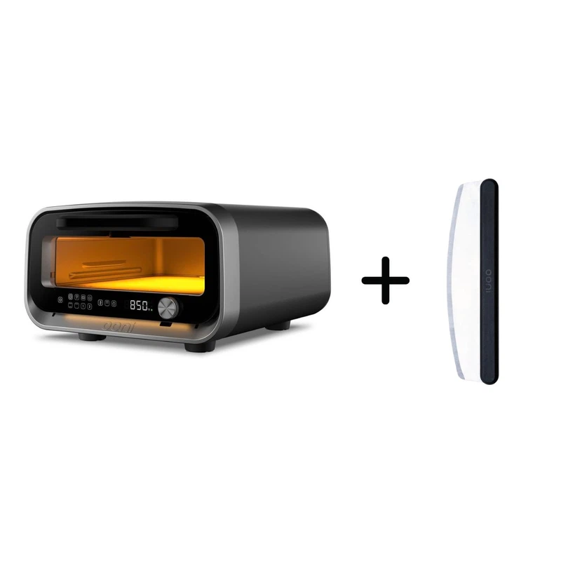 Ooni Volt 2 elektrischer Pizzaofen + GRATIS Wiegemesser-Grau