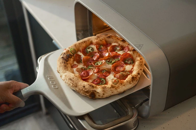Ooni Volt 2 elektrischer Pizzaofen + GRATIS Wiegemesser-Grau