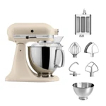 KitchenAid 4,8 L 5KSM175 Artisan Küchenmaschine Pastalover mit 3-in-1 Nudelvorsatz-Fresh Linen