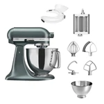 KitchenAid 4,8 L 5KSM175 Artisan Küchenmaschine Pastalover mit 3-in-1 Nudelvorsatz-Juniper (Wacholder)