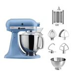 KitchenAid 4,8 L 5KSM175 Artisan Küchenmaschine Pastalover mit 3-in-1 Nudelvorsatz-Velvet Blue