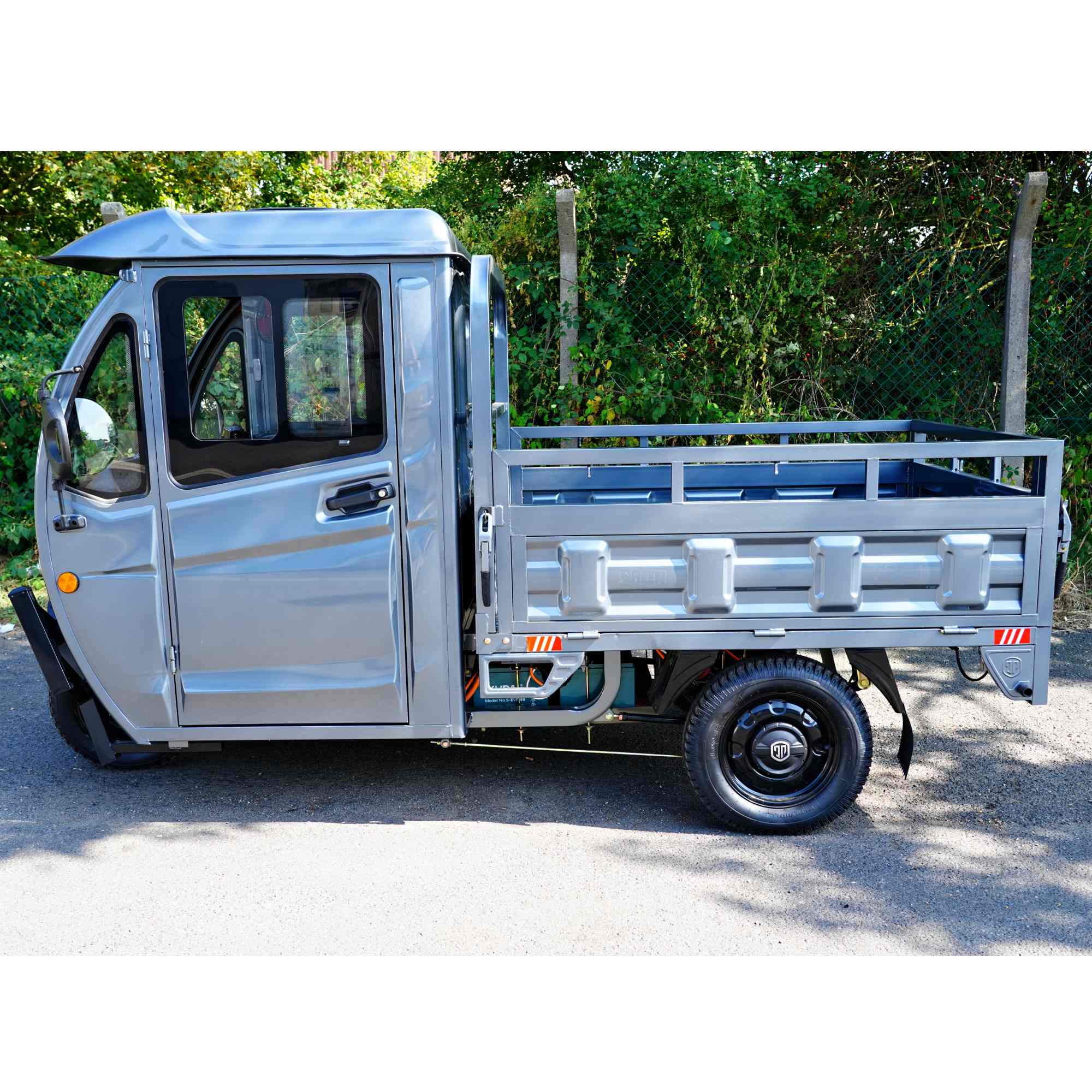 { Cargo Volt Elektro Lastenrad Lasten-Dreirad Voll-Kabine Pritsche 45km/h 72V }