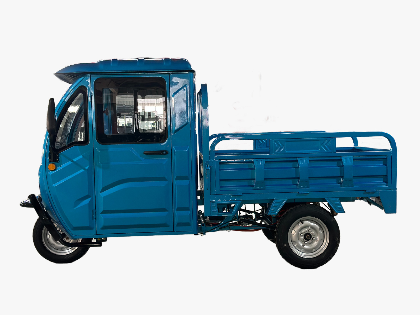 { Cargo Volt Elektro Lastenrad Lasten-Dreirad Voll-Kabine Pritsche 45km/h 72V }