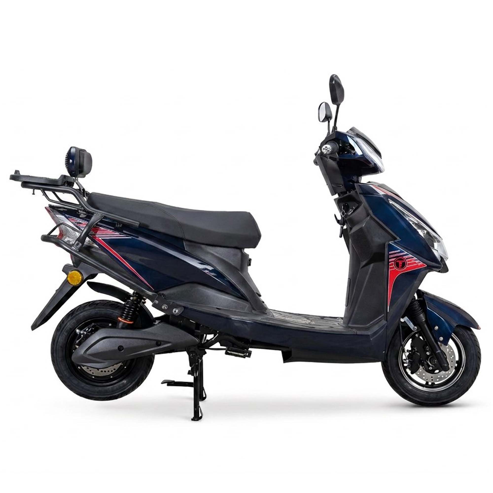 { Elektro-Roller Dragon 45kmh Lithium-Ionen Akku 2kW 65km mit Straßenzulassung }