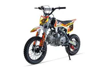 Nitro Motors 125cc Dirtbike CHILLY UX URX 14/12 Kick und E-Start, Farbe: Orange