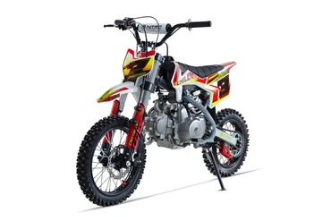 Nitro Motors 125cc Dirtbike CHILLY UX URX 14/12 Kick und E-Start, Farbe: Rot