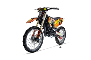 Nitro Motors 250cc Dirtbike TORNADO UX URX 21/18 Kick und E-Start, Farbe: Orange