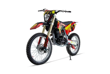 Nitro Motors 250cc Dirtbike TORNADO UX URX 21/18 Kick und E-Start, Farbe: Rot