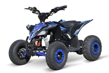 NITRO MOTORS 1500W Eco midi Kinder Quad Replay DLX 6", Farbe: Blau