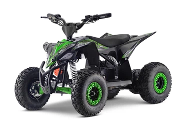 NITRO MOTORS 1500W Eco midi Kinder Quad Replay DLX 6", Farbe: Grün