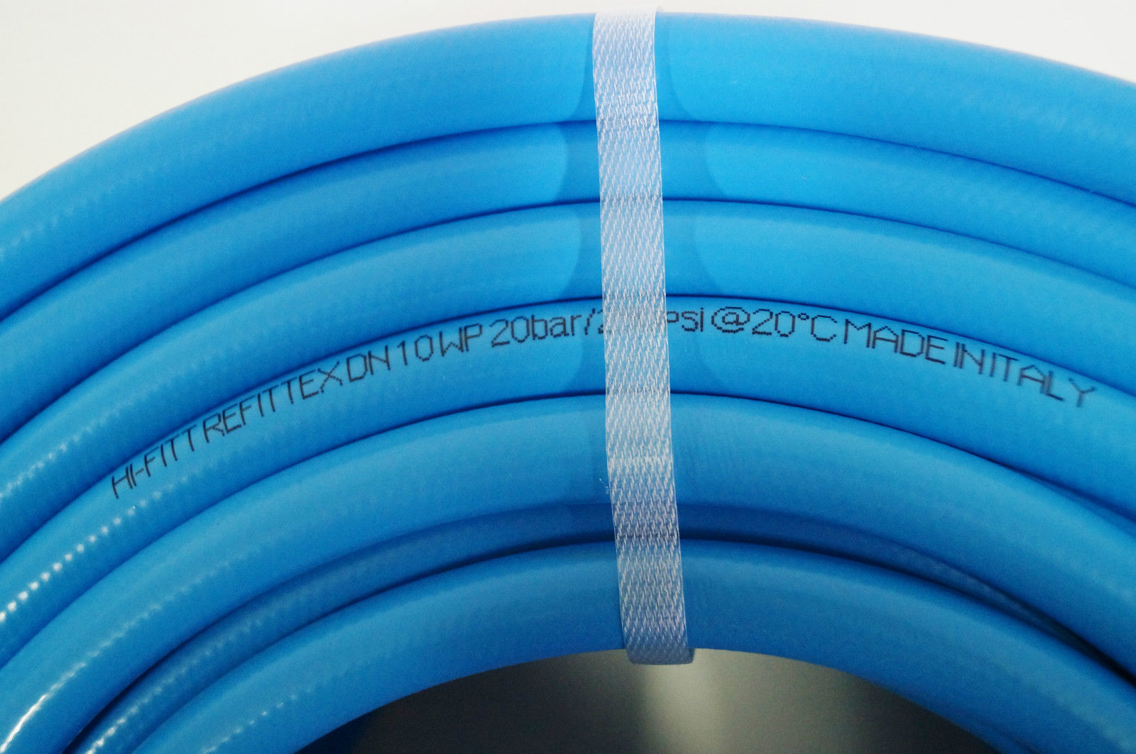 Paket] Druckluftschlauch 10mm X 2,5mm 10m Blau Flexibel Luftschlauch Gewebeschlauch Neu
