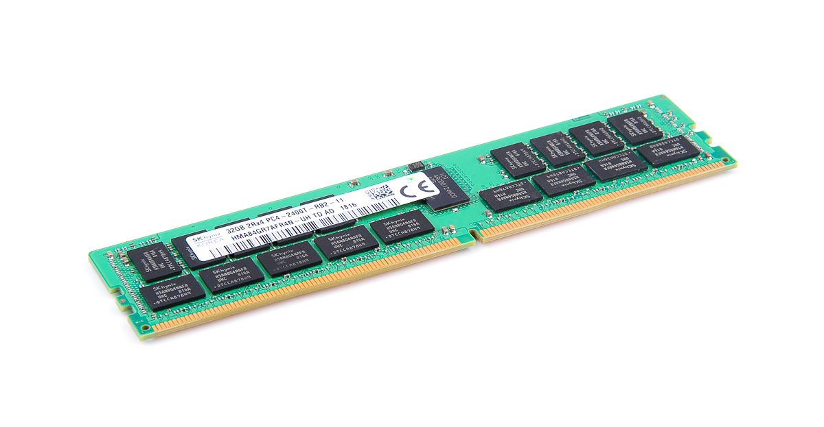 SK hynix 32GB 2Rx4 PC4-2400T-R DDR4 Registered Server-RAM Modul