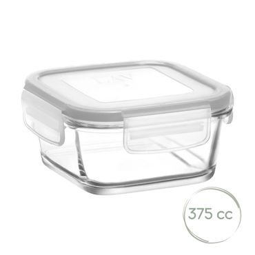 LAV Fresco Glasbehälter mit Deckel - 375 ml (12 3/4 oz)
