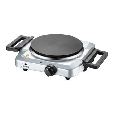 LENTZ Einzelkochplatte 1500 Watt - Silber, Farbe: Silber