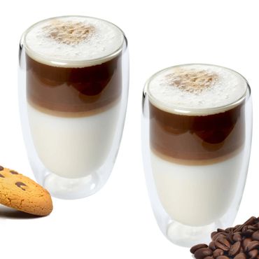Nordic Schiller Doppelwandige Gläser – 450 ml, 2er Set