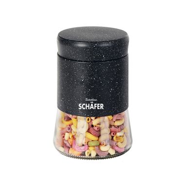 Schäfer Vorratsdose Marble Black, Volumen: 1L