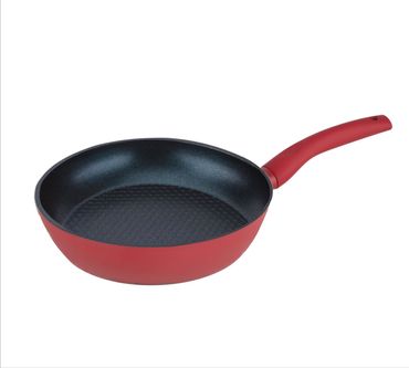Michelino Nora Schmorpfanne mit Wabenboden Ø 28cm, Farbe: Rot