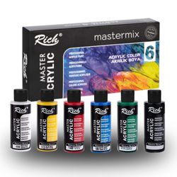 RICH MASTERMIX Acrylfarben-Set 6 Farben - 60 ml RICH MASTERMIX Acrylfarben-Set 6 Farben - 60 ml