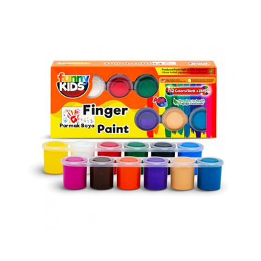 FUNNY KIDS Fingerfarben-Set 12 Farben - 25 ml alt-