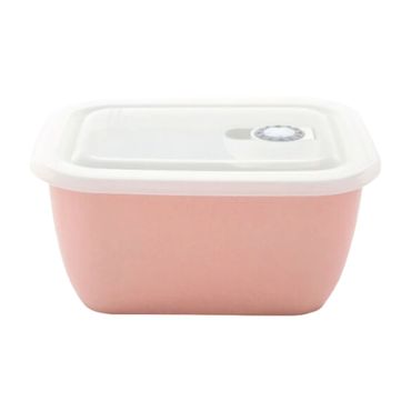 Lätt Home Hermetischer Keramikbehälter - 950 ml Rechteckig, Ros, Volumen: 950ml