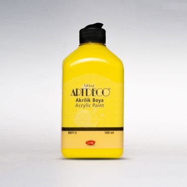 büstArtdeco Acrylic Paint 500ml -Gelb alt-