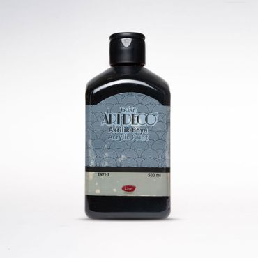 büstArtdeco Acrylfarbe 500ml - Schwarz alt-